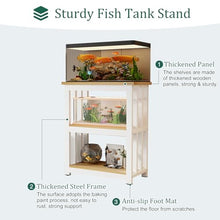 3-Tier Fish Tank & Terrarium Display Stand Cabinet
