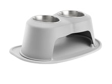 Elevated Double Pet Feeding System for Dogs & Cats