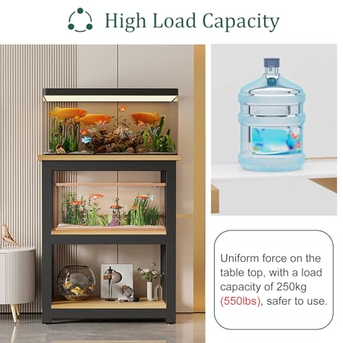 3-Tier Fish Tank & Terrarium Display Stand Cabinet