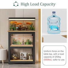 3-Tier Fish Tank & Terrarium Display Stand Cabinet