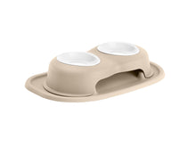 Elevated Double Pet Feeding System for Dogs & Cats