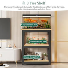 3-Tier Fish Tank & Terrarium Display Stand Cabinet