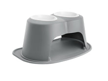 Elevated Double Pet Feeding System for Dogs & Cats