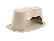 Elevated Double Pet Feeding System for Dogs & Cats