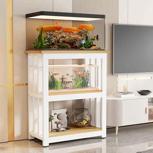 3-Tier Fish Tank & Terrarium Display Stand Cabinet