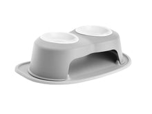 Elevated Double Pet Feeding System for Dogs & Cats