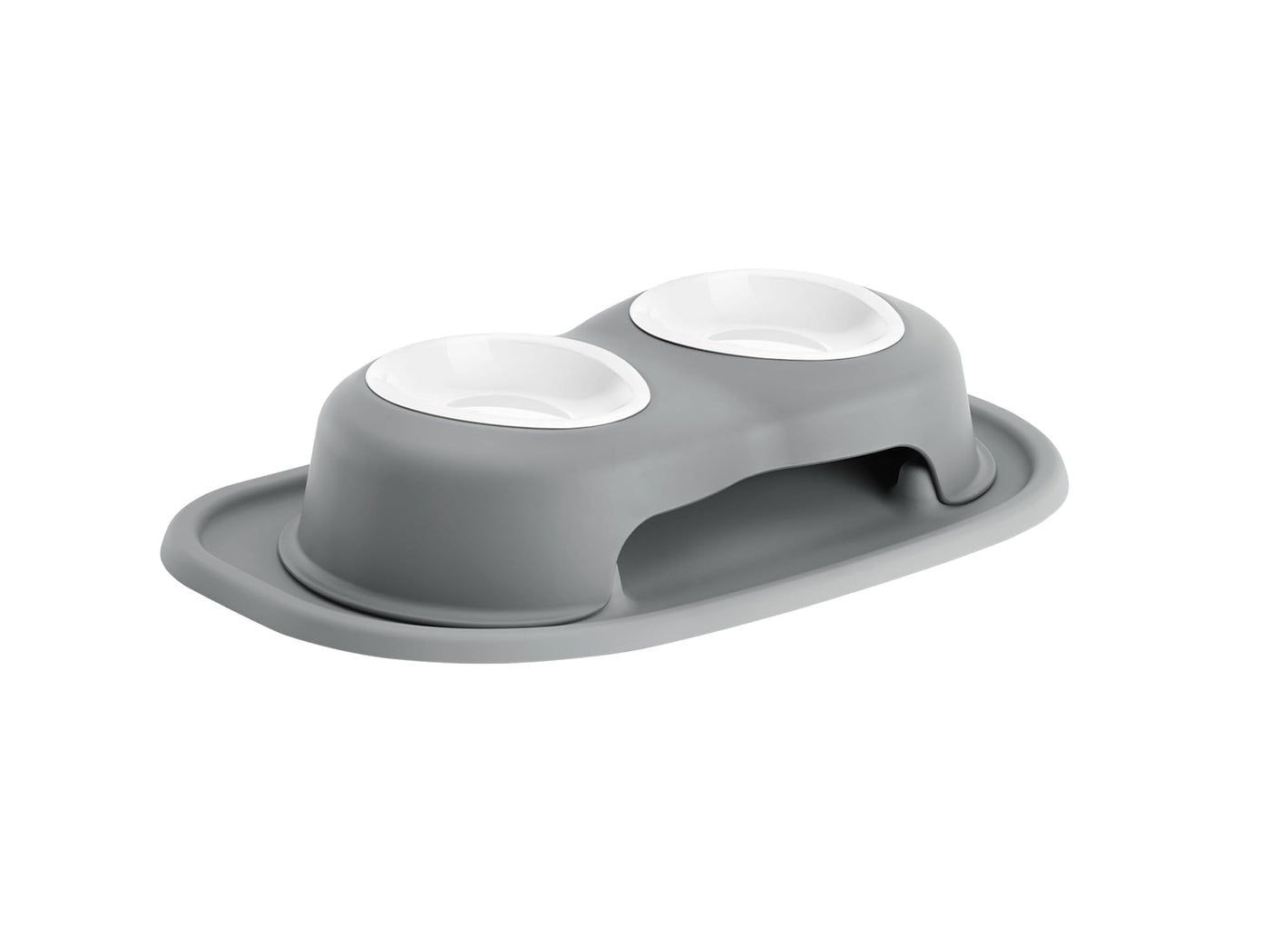 Elevated Double Pet Feeding System for Dogs & Cats