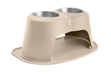 Elevated Double Pet Feeding System for Dogs & Cats