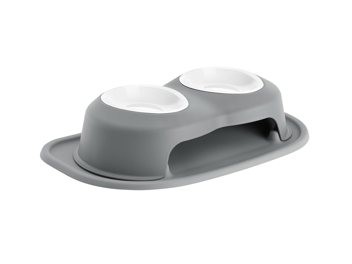 Elevated Double Pet Feeding System for Dogs & Cats