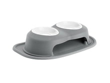 Elevated Double Pet Feeding System for Dogs & Cats