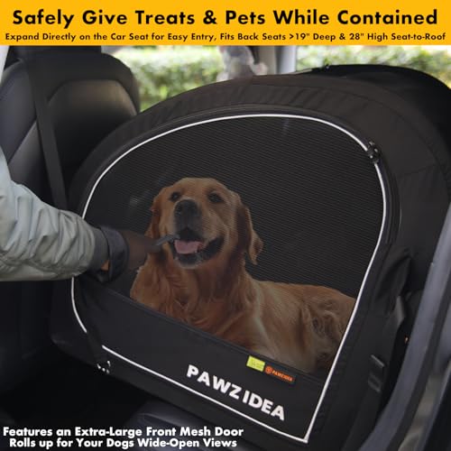 Collapsible Soft-Sided Dog Travel Crate for Cars
