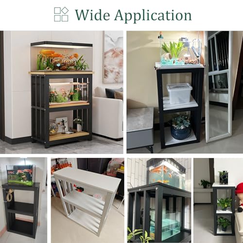3-Tier Fish Tank & Terrarium Display Stand Cabinet