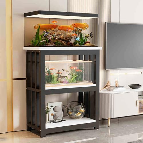 3-Tier Fish Tank & Terrarium Display Stand Cabinet