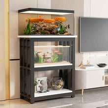3-Tier Fish Tank & Terrarium Display Stand Cabinet