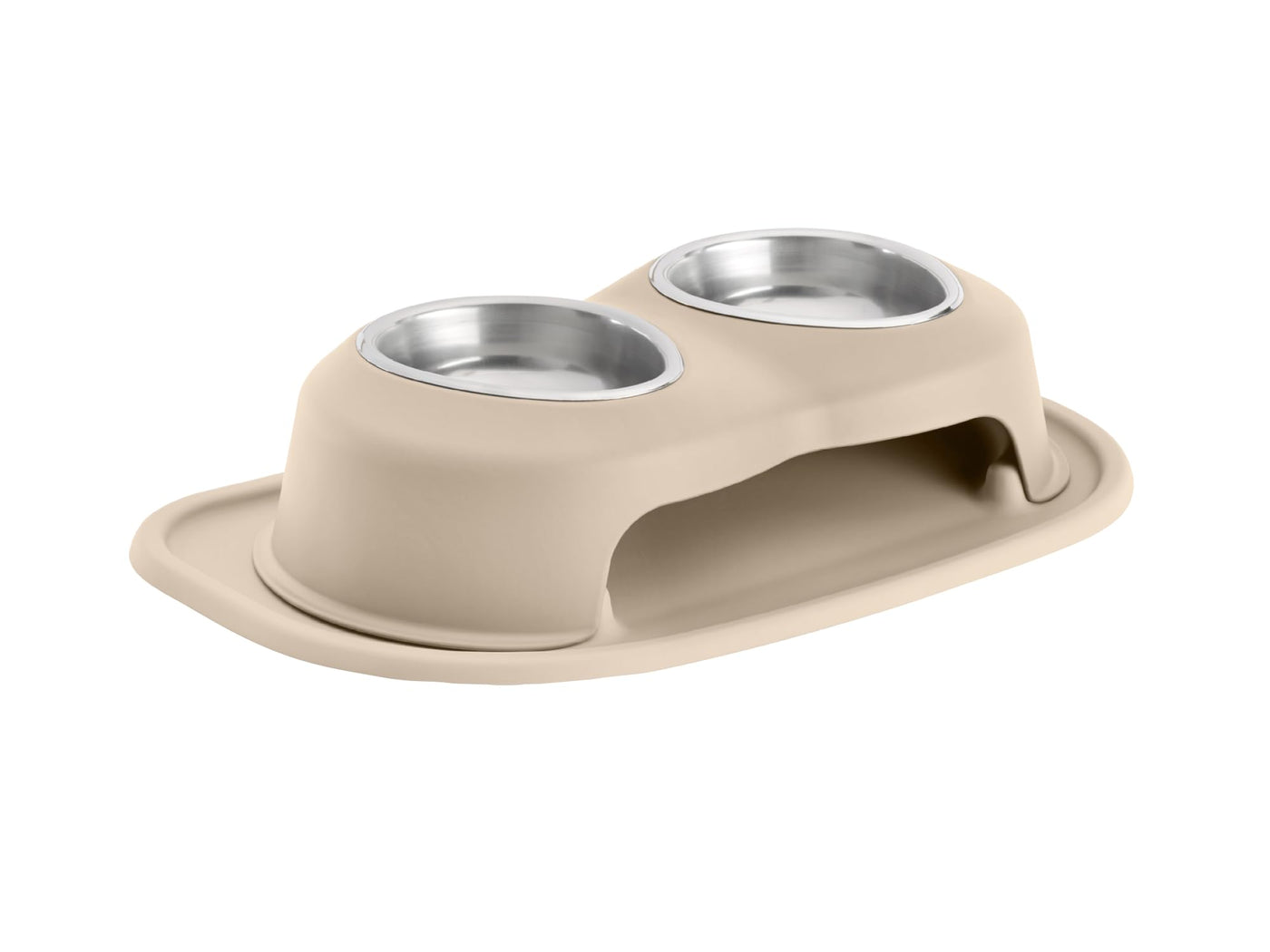 Elevated Double Pet Feeding System for Dogs & Cats