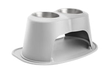 Elevated Double Pet Feeding System for Dogs & Cats