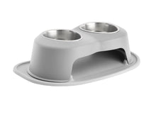 Elevated Double Pet Feeding System for Dogs & Cats