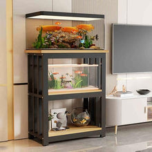 3-Tier Fish Tank & Terrarium Display Stand Cabinet
