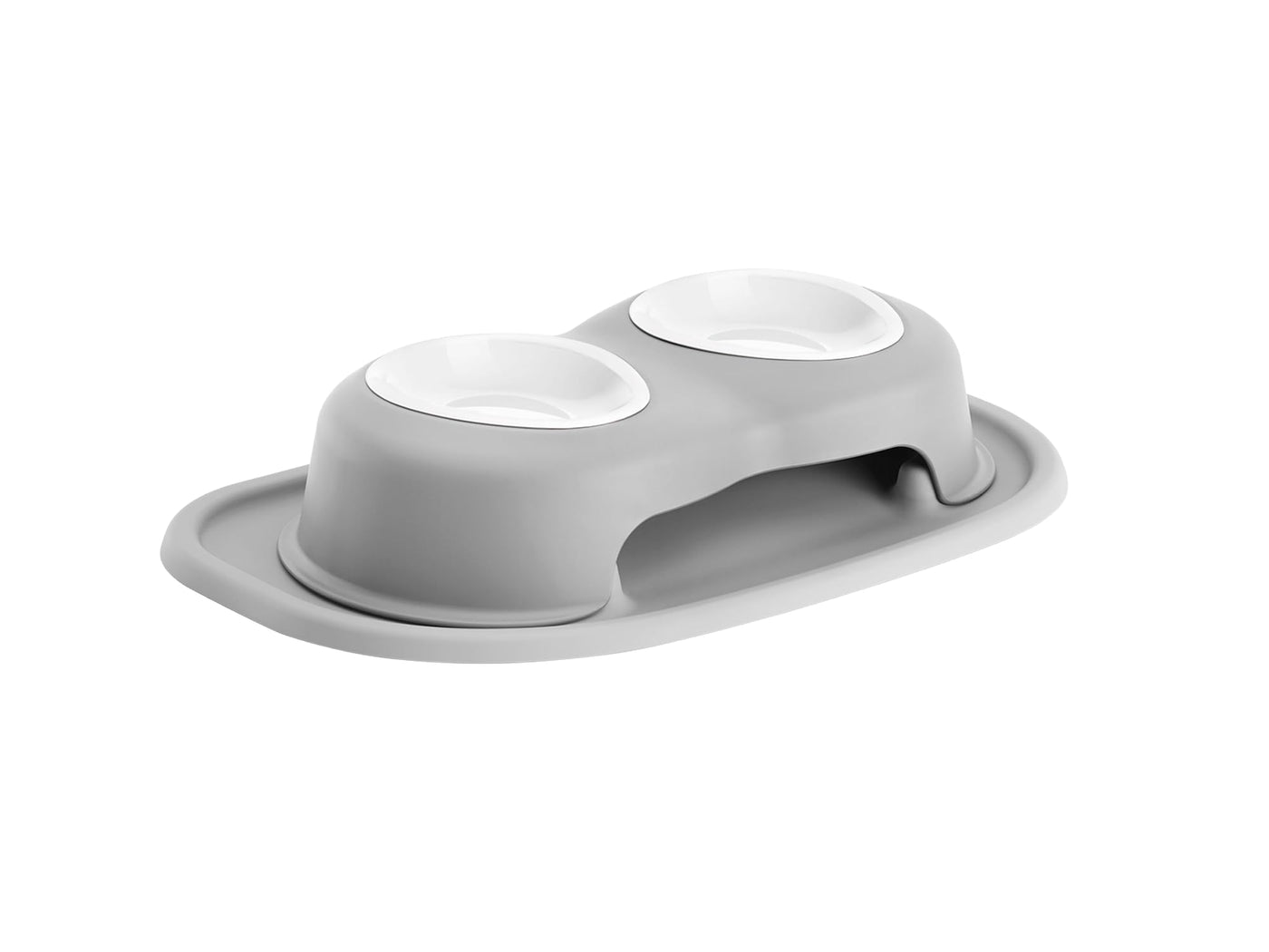 Elevated Double Pet Feeding System for Dogs & Cats