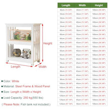 3-Tier Fish Tank & Terrarium Display Stand Cabinet