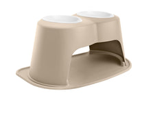 Elevated Double Pet Feeding System for Dogs & Cats