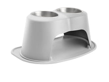 Elevated Double Pet Feeding System for Dogs & Cats