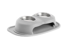 Elevated Double Pet Feeding System for Dogs & Cats