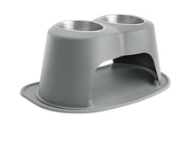 Elevated Double Pet Feeding System for Dogs & Cats