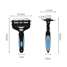 3-in-1 Deshedding Grooming Brush for Dogs & Cats