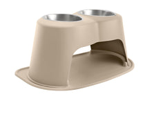 Elevated Double Pet Feeding System for Dogs & Cats