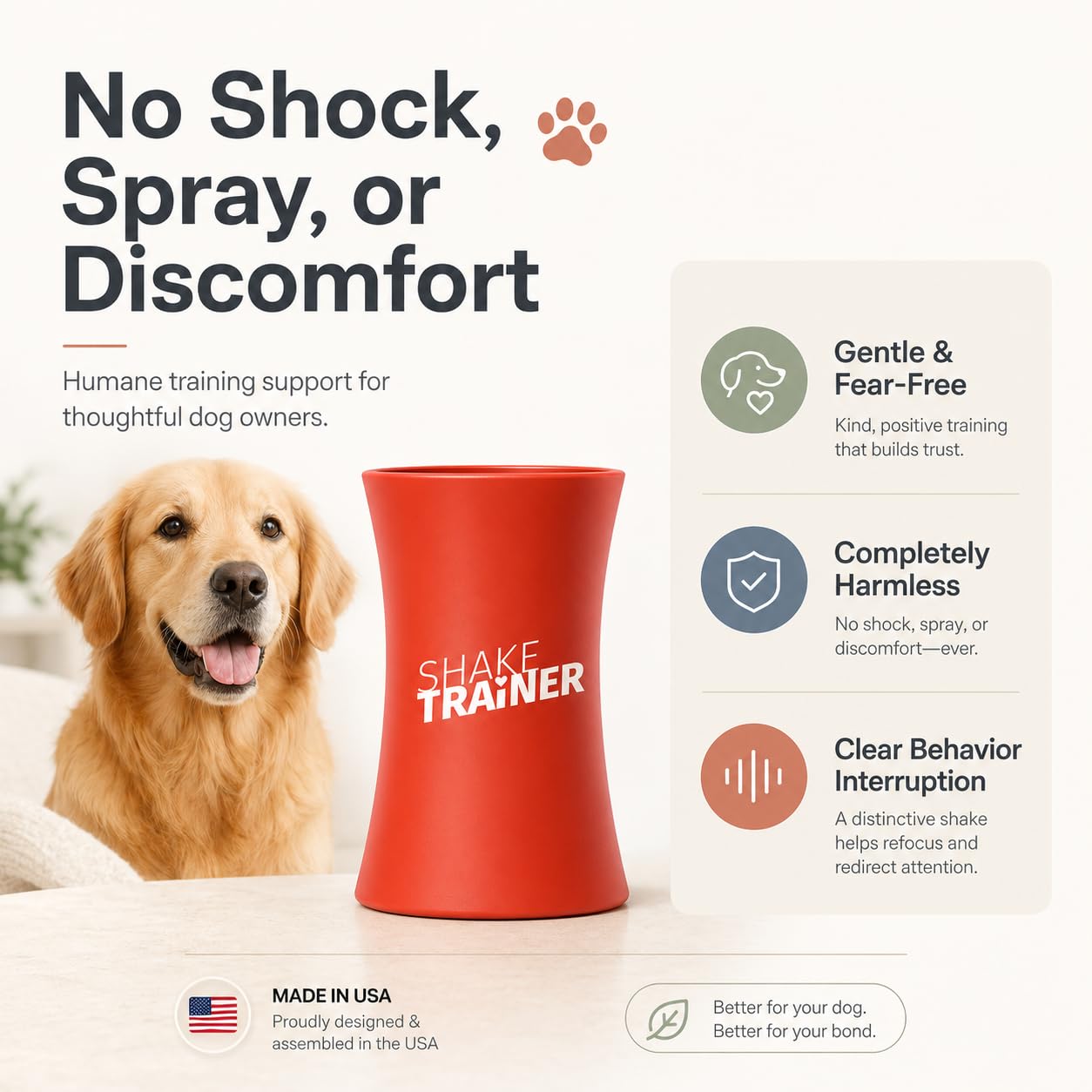 Humane Dog Training Kit for Barking & Behavior
