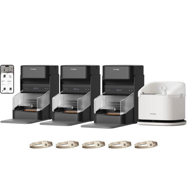 RFID Cat Feeder & Smart Water Fountain Bundle