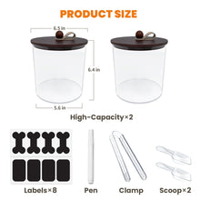Airtight Dog Food Storage Container with Bamboo Lid