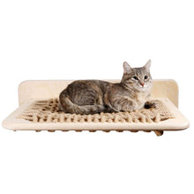 Wall-Mounted Rattan Cat Hammock Shelf & Lounge Bed
