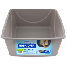 Basic Open Cat Litter Box Pan for Indoor Cats