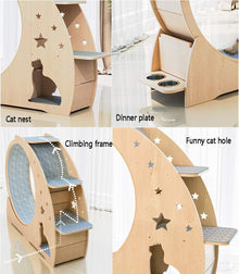 Cat Exercise Wheel & Scratch Board Activity Center