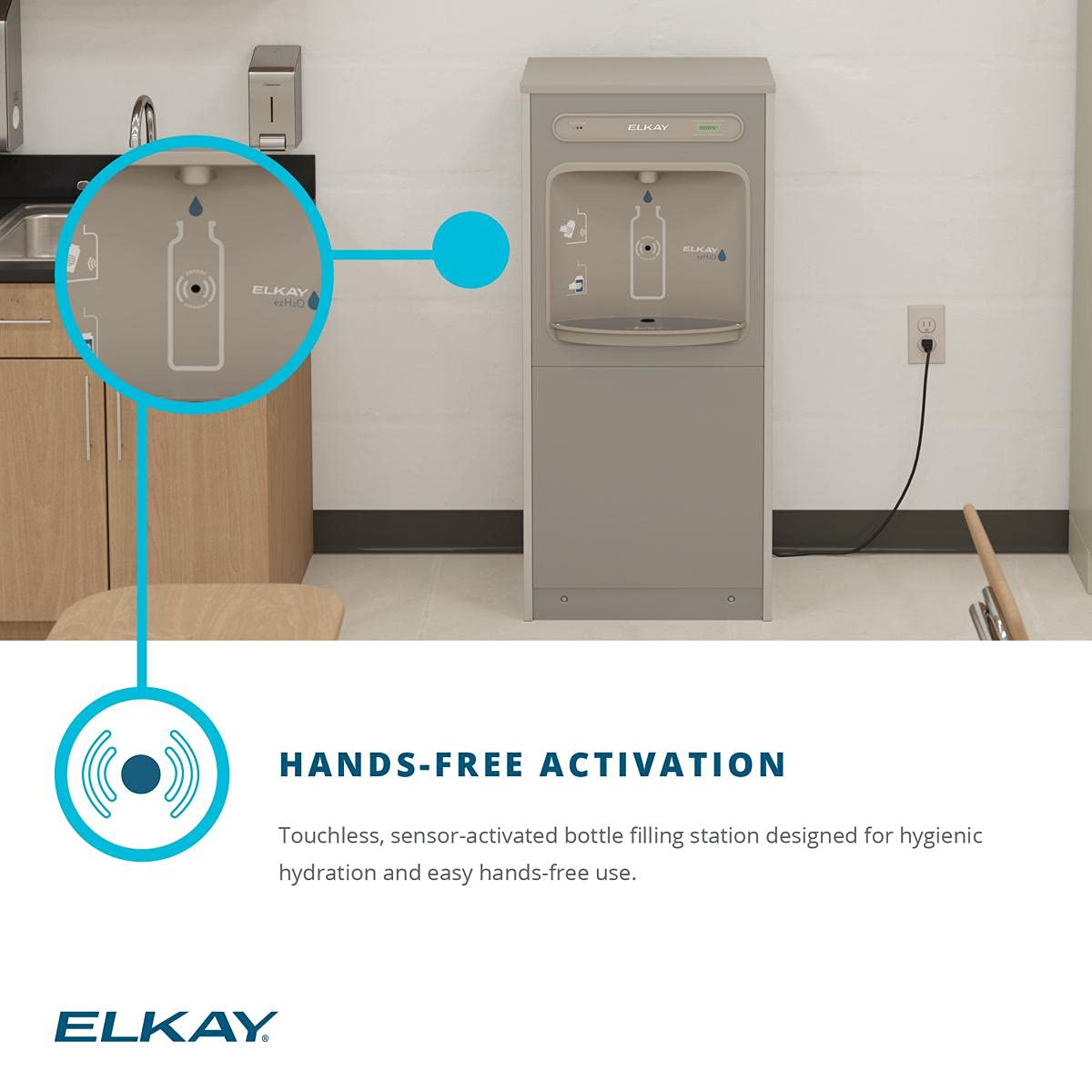 Elkay ezH2O Filtered Refrigerated Bottle Filling Station