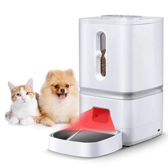 7L Programmable Pet Feeder with Stainless Steel Tray