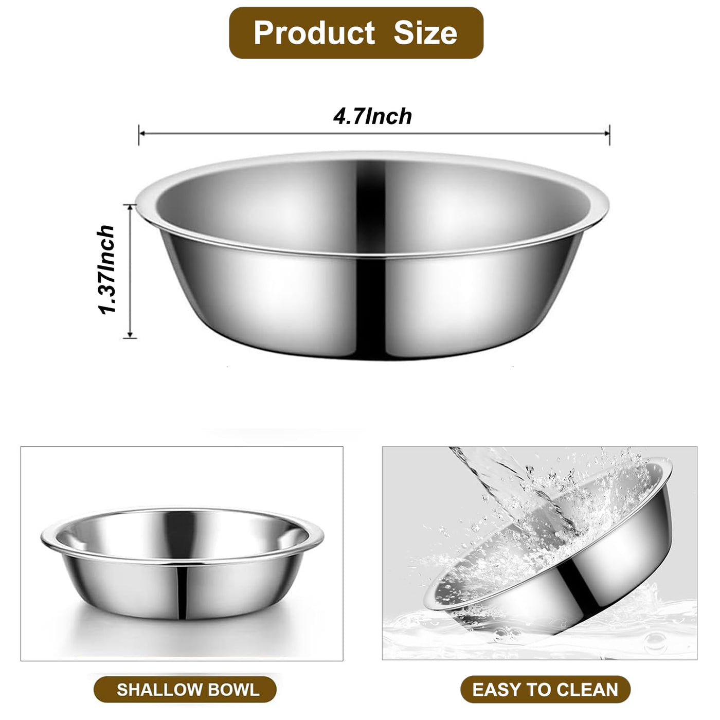 Upgraded Elevated Cat Bowls with Non-Slip Feeding Mat