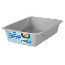 Basic Open Cat Litter Box Pan for Indoor Cats