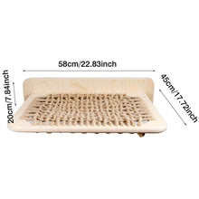 Wall-Mounted Rattan Cat Hammock Shelf & Lounge Bed
