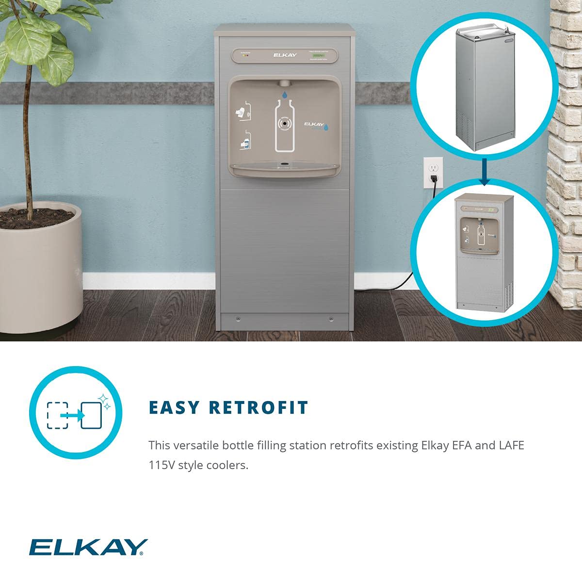 Elkay ezH2O Filtered Refrigerated Bottle Filling Station