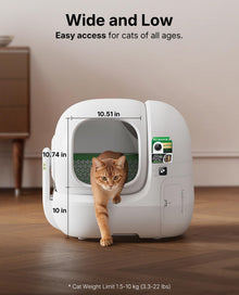 Smart Self-Cleaning Cat Litter Box with AI Camera