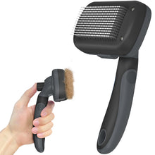 Self-Cleaning Shedding Brush for Dogs, Cats & Horses