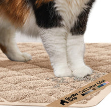 Cushioned Cat Litter Trapping Mat with Deep Grooves