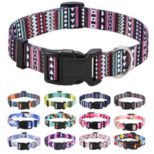 Bohemian Floral Adjustable Dog Collar for All Sizes