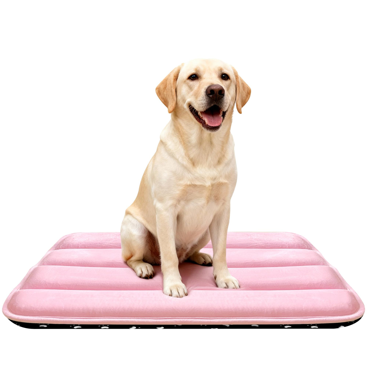 Washable Reversible Dog Crate Bed with Non-Slip Pad