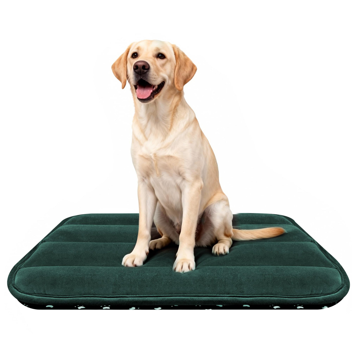 Washable Reversible Dog Crate Bed with Non-Slip Pad