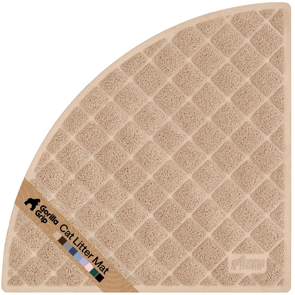 Cushioned Cat Litter Trapping Mat with Deep Grooves