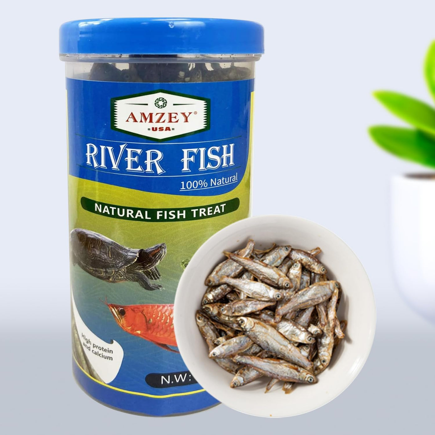Natural Dried River Fish Food for Turtles & Reptiles